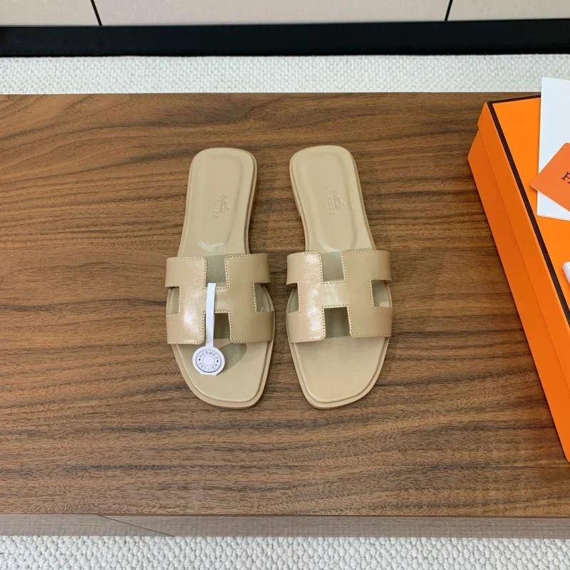 Timeless Hermes Slippers 27489