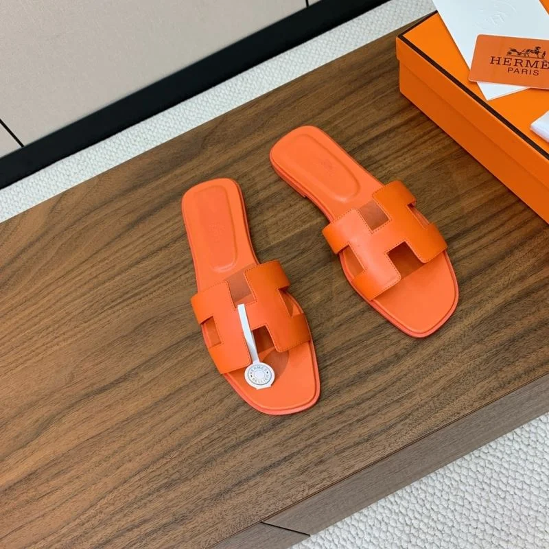 SmoothTexture Hermes Slippers 27477