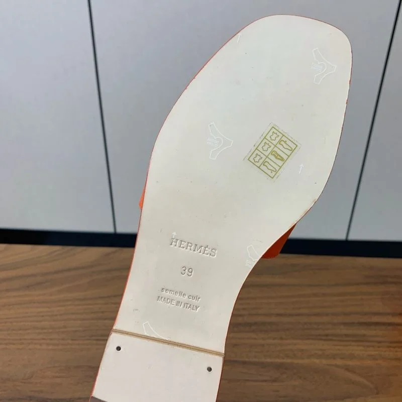 SmoothTexture Hermes Slippers 27477