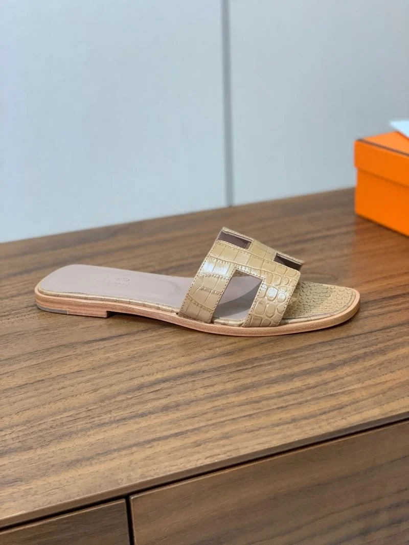 SmoothTexture Hermes Slippers 27457