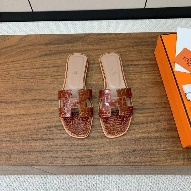 Hermes Slippers Practical 27459