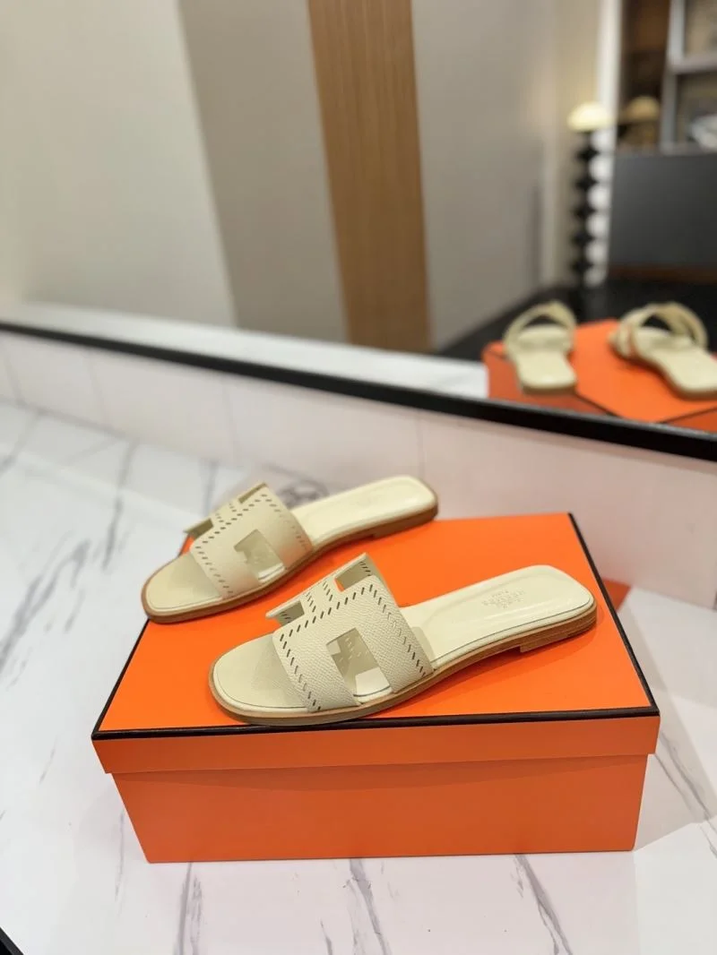 Effortless Hermes Slippers 27406
