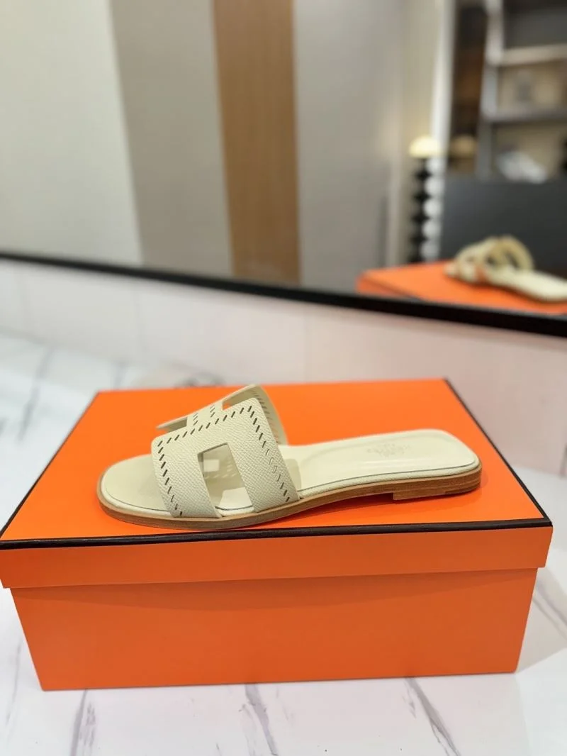 Effortless Hermes Slippers 27406