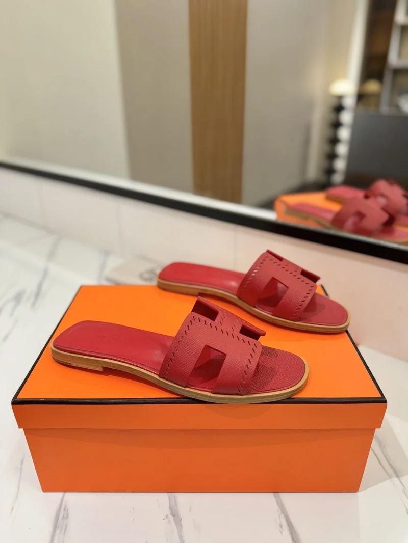 Packable Hermes Slippers 27410