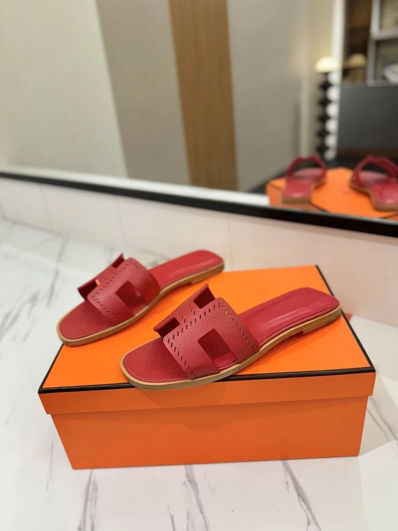 Packable Hermes Slippers 27410