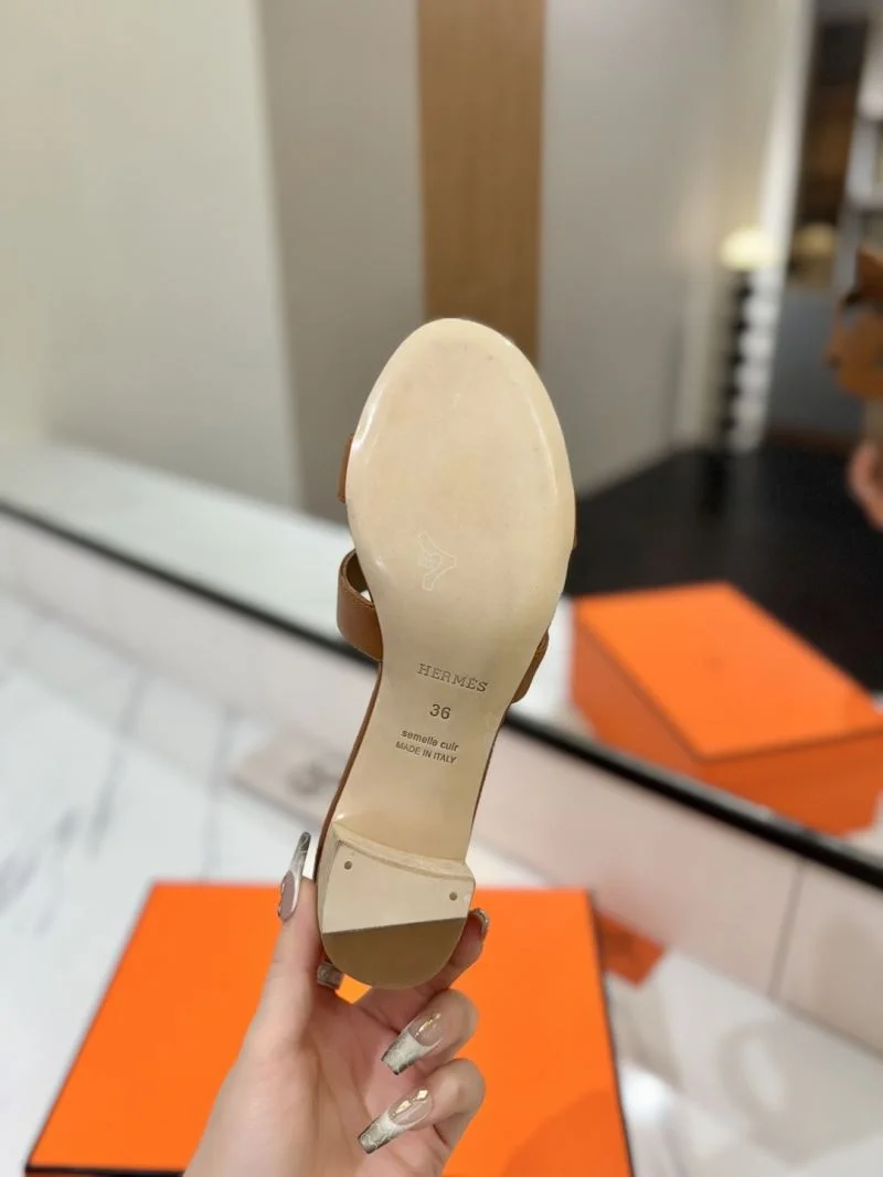 Bright Hermes Slippers 27405
