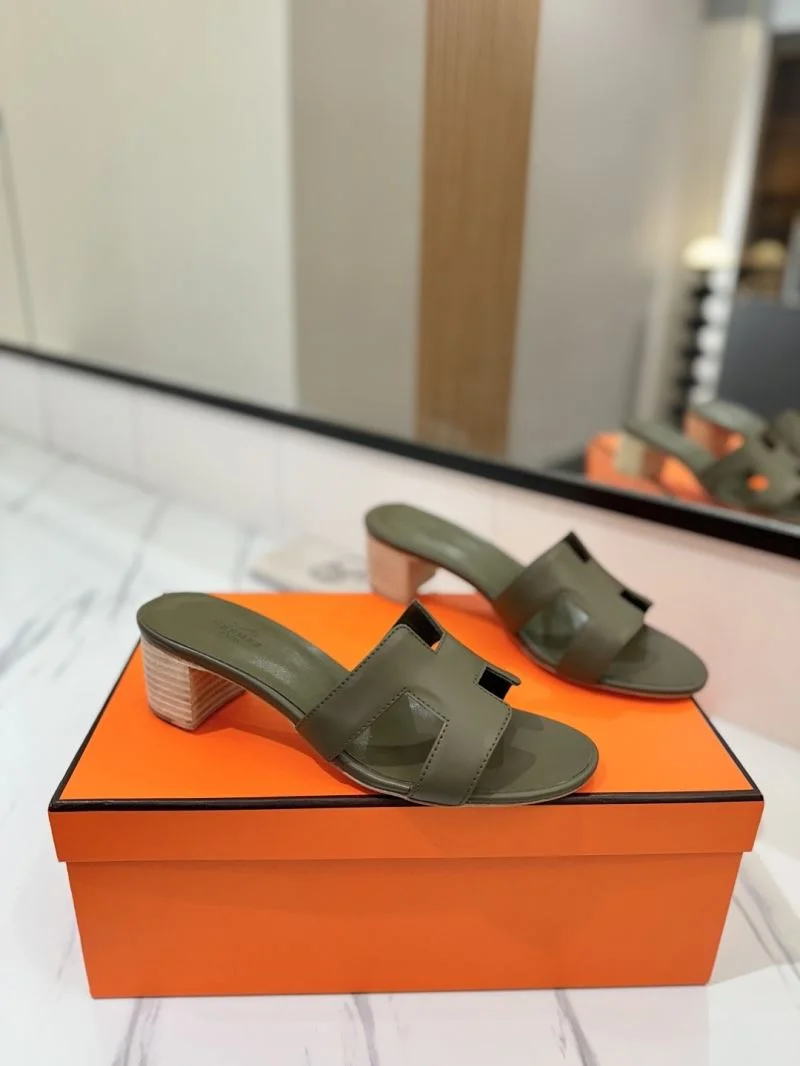 Sustainable Hermes Slippers 27421