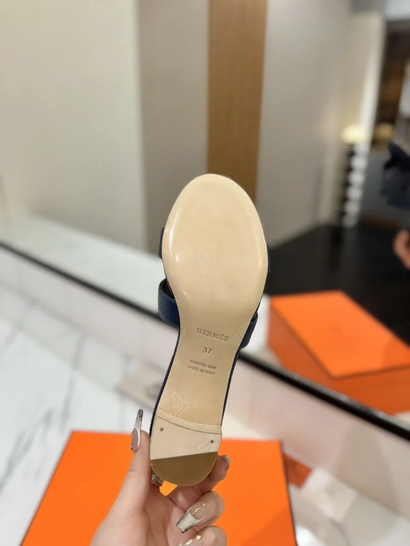 Packable Hermes Slippers 27398