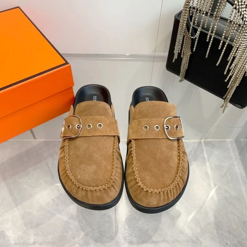 Sleek Hermes Slippers 26888