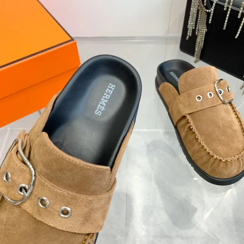 Sleek Hermes Slippers 26888