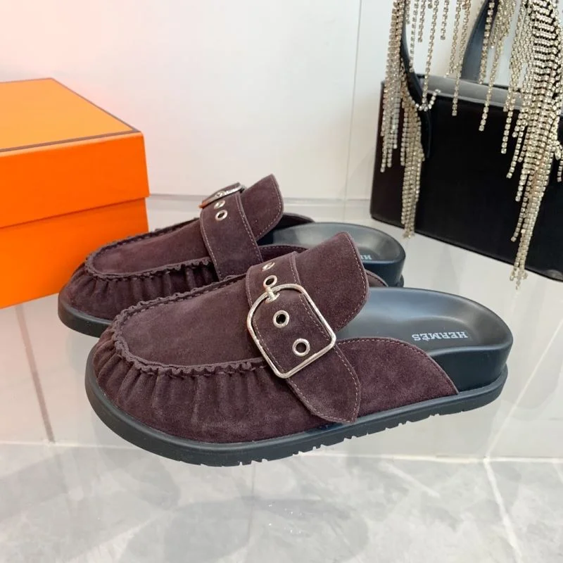 Colorful Hermes Slippers 26875