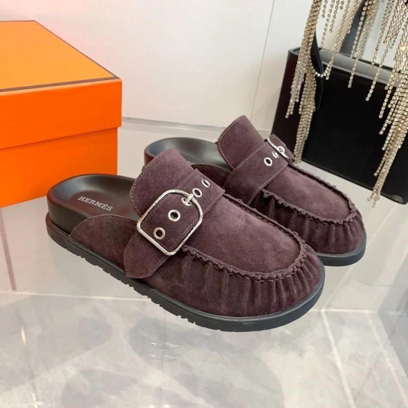 Colorful Hermes Slippers 26875