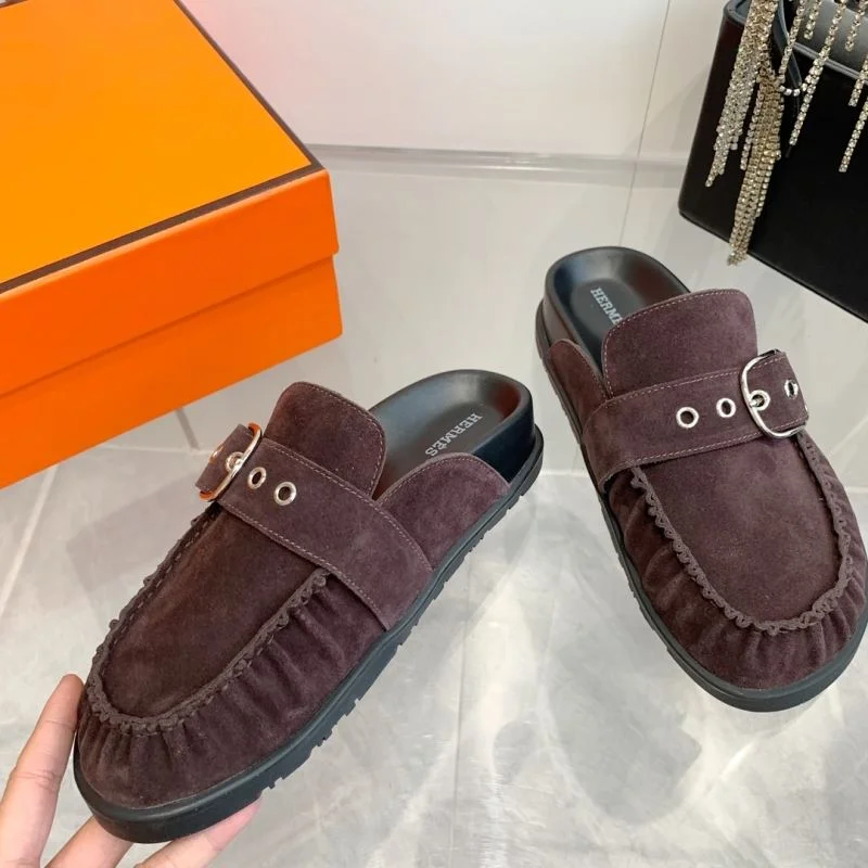 Colorful Hermes Slippers 26875