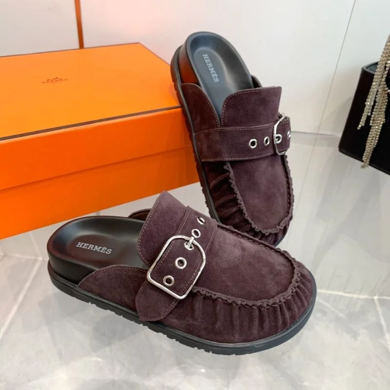 Colorful Hermes Slippers 26875