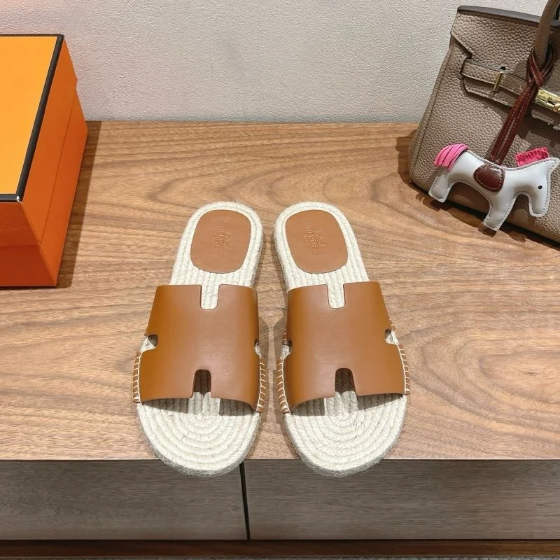 WaterResistant Hermes Slippers 26826