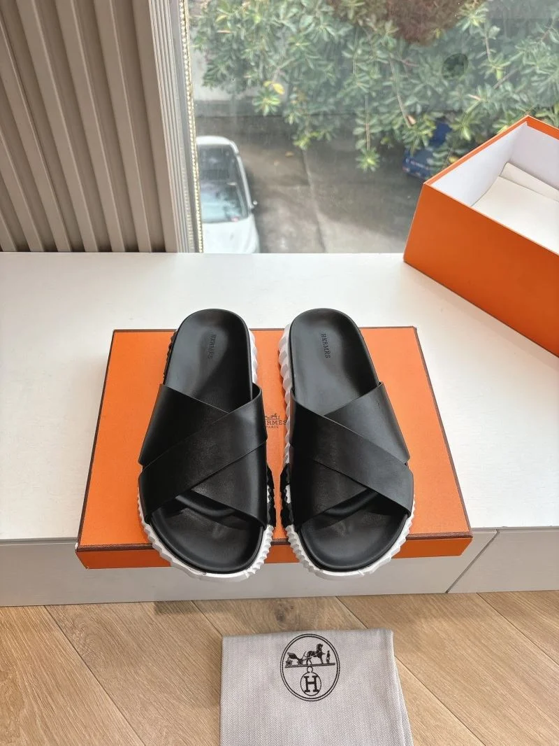 Compact Hermes Slippers 26814