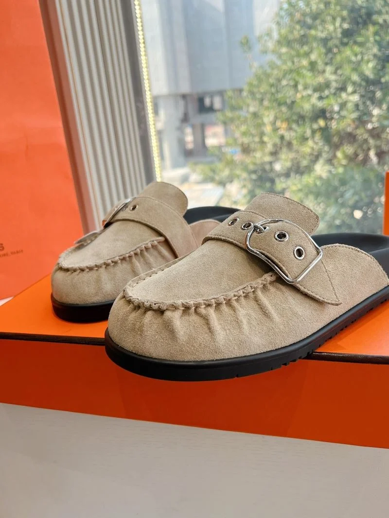 Lightweight Hermes Slippers 26805