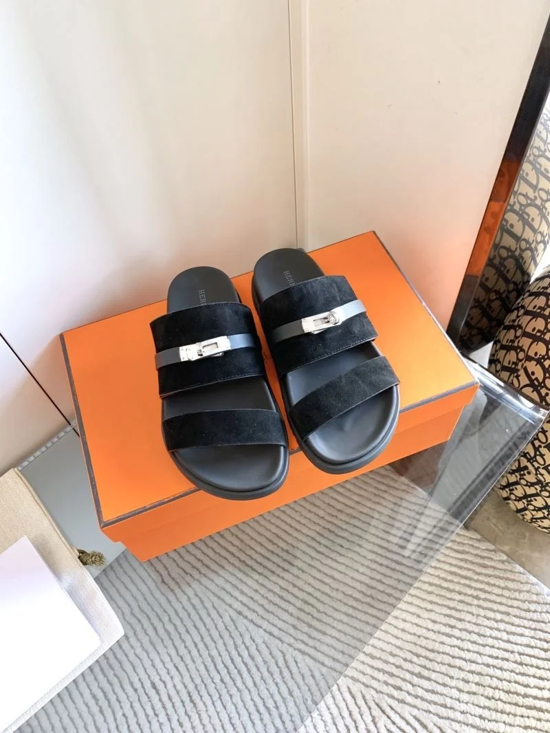 Chic Hermes Slippers 26793