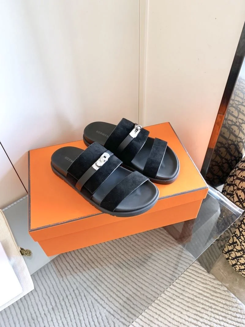 Chic Hermes Slippers 26793