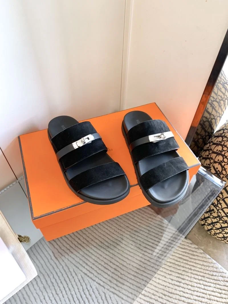 Chic Hermes Slippers 26793