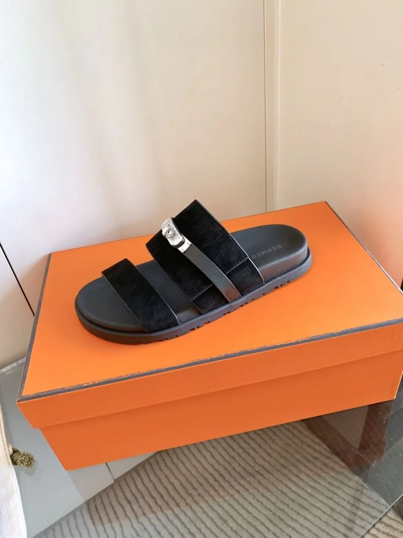 Chic Hermes Slippers 26793
