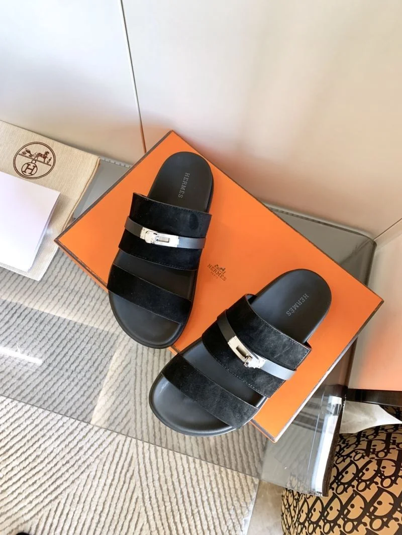 Chic Hermes Slippers 26793