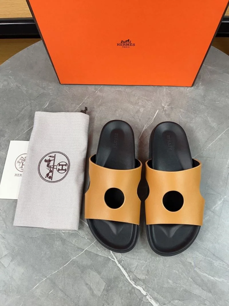 Packable Hermes Slippers 27801
