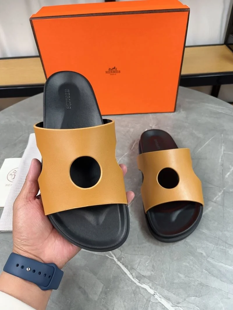 Packable Hermes Slippers 27801