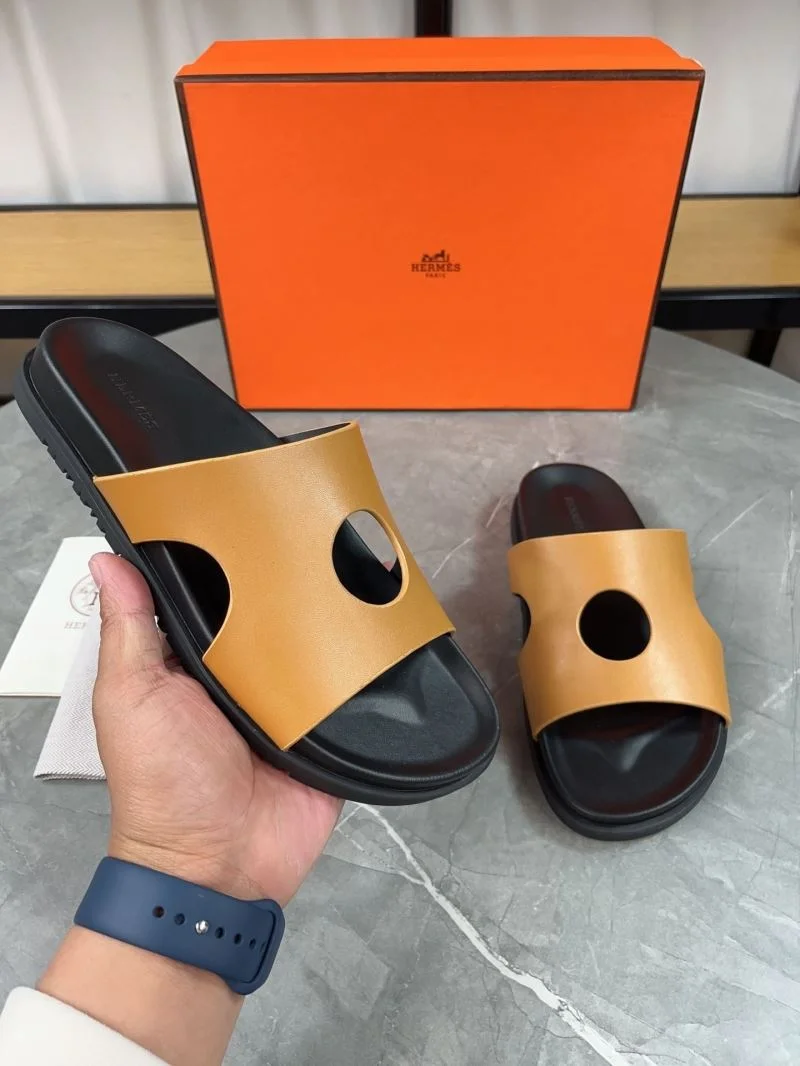 Packable Hermes Slippers 27801