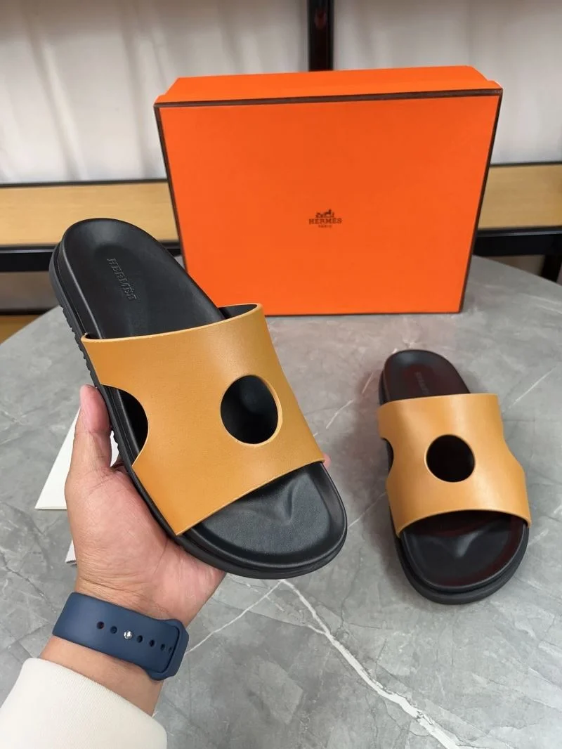 Packable Hermes Slippers 27801