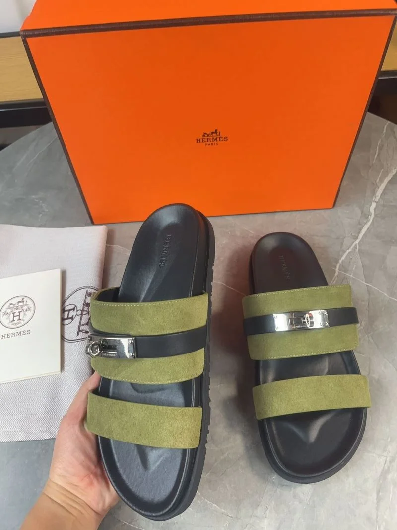 Refined Hermes Slippers 27800