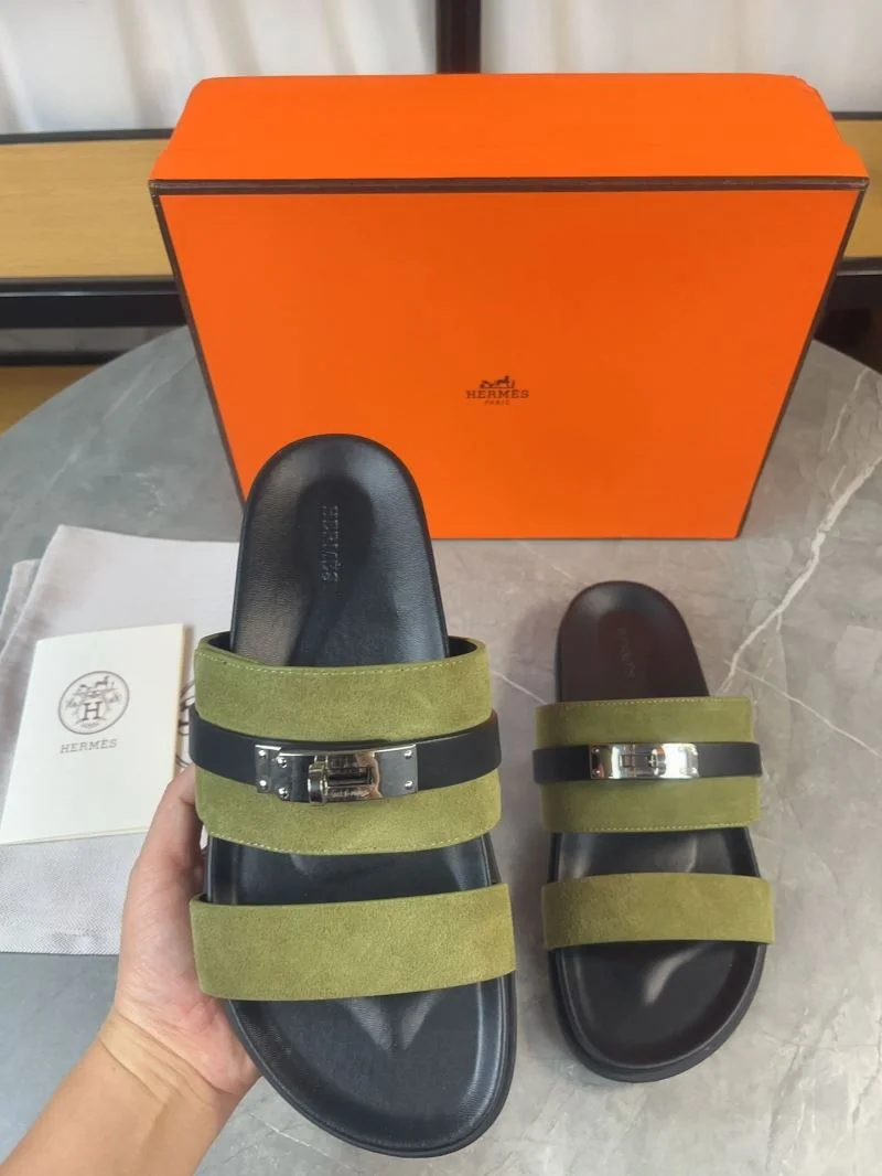 Refined Hermes Slippers 27800