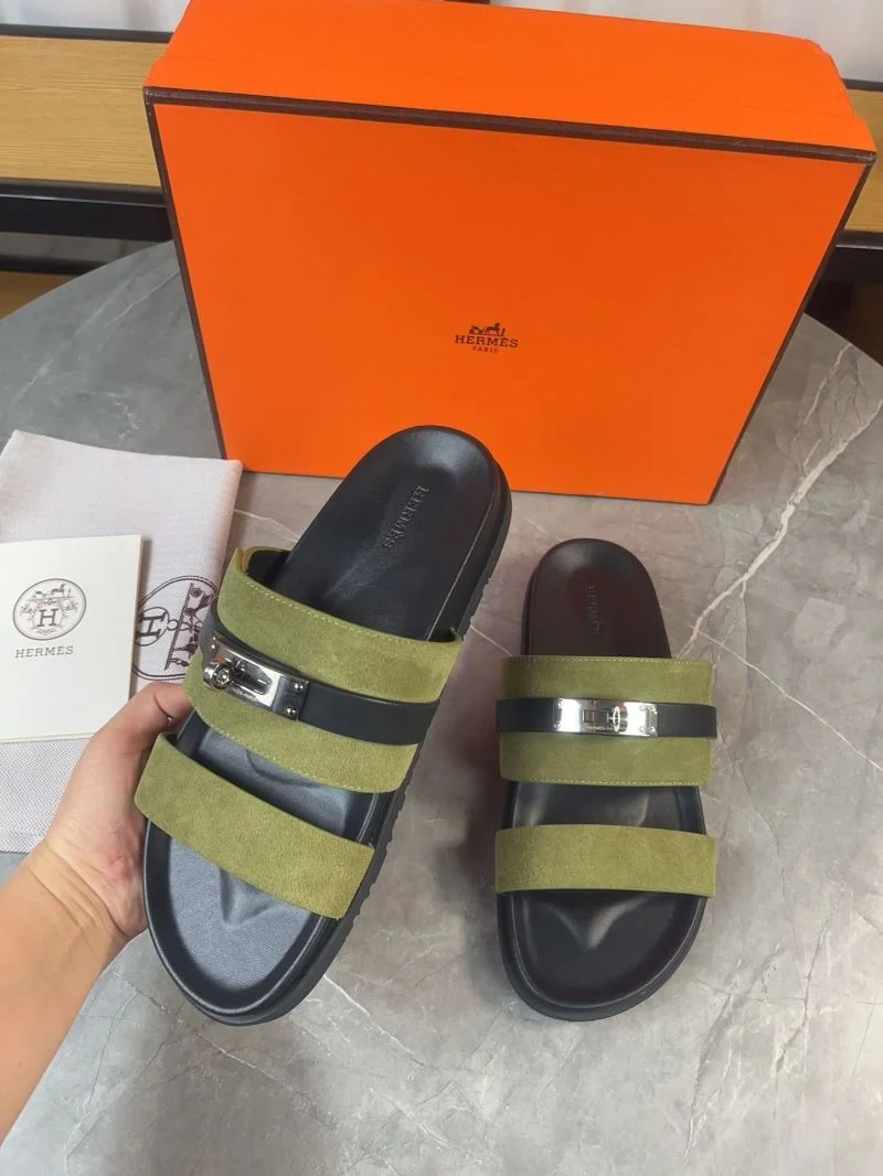 Refined Hermes Slippers 27800