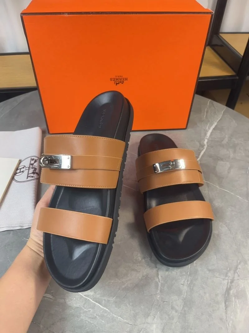 Hermes Slippers Practical 27786
