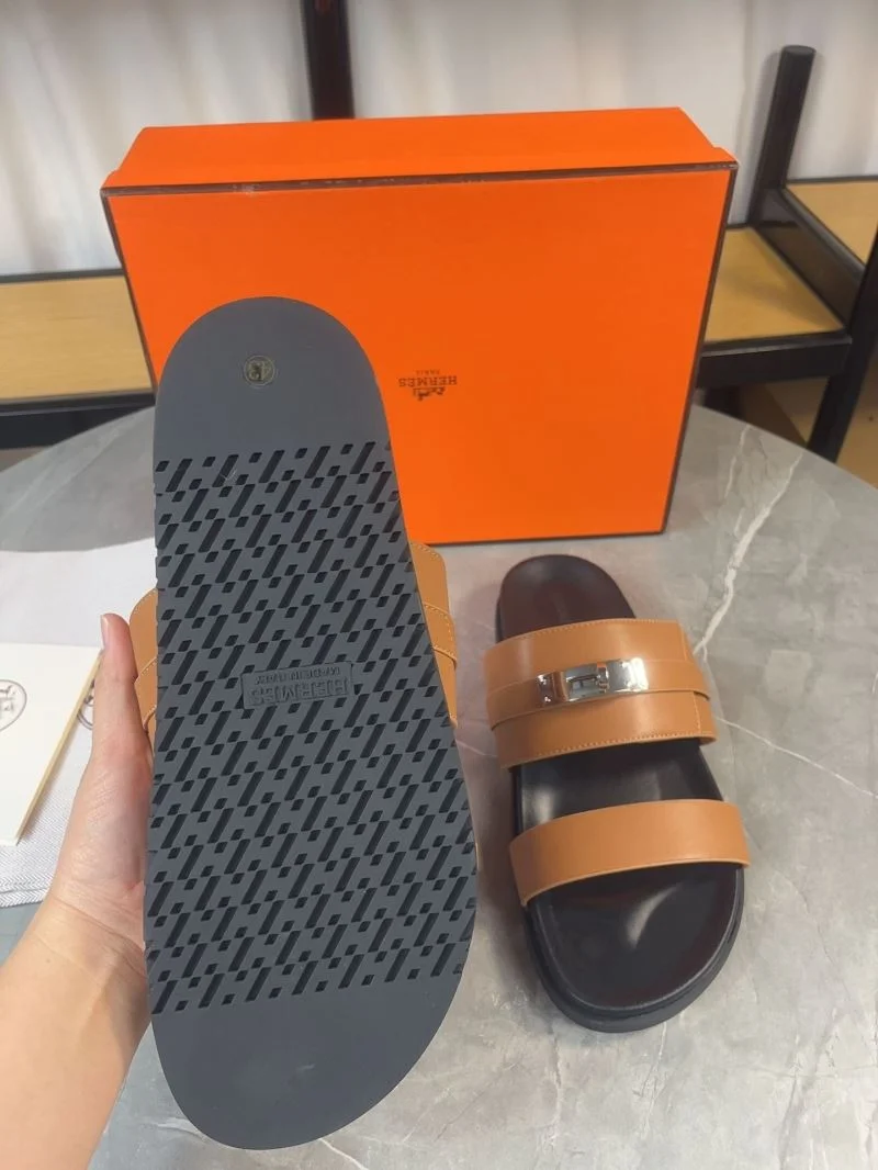 Hermes Slippers Practical 27786
