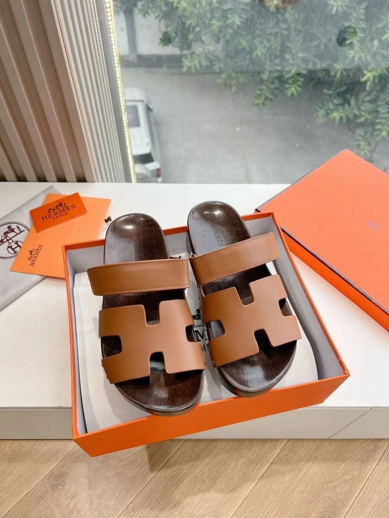 Packable Hermes Slippers 28449