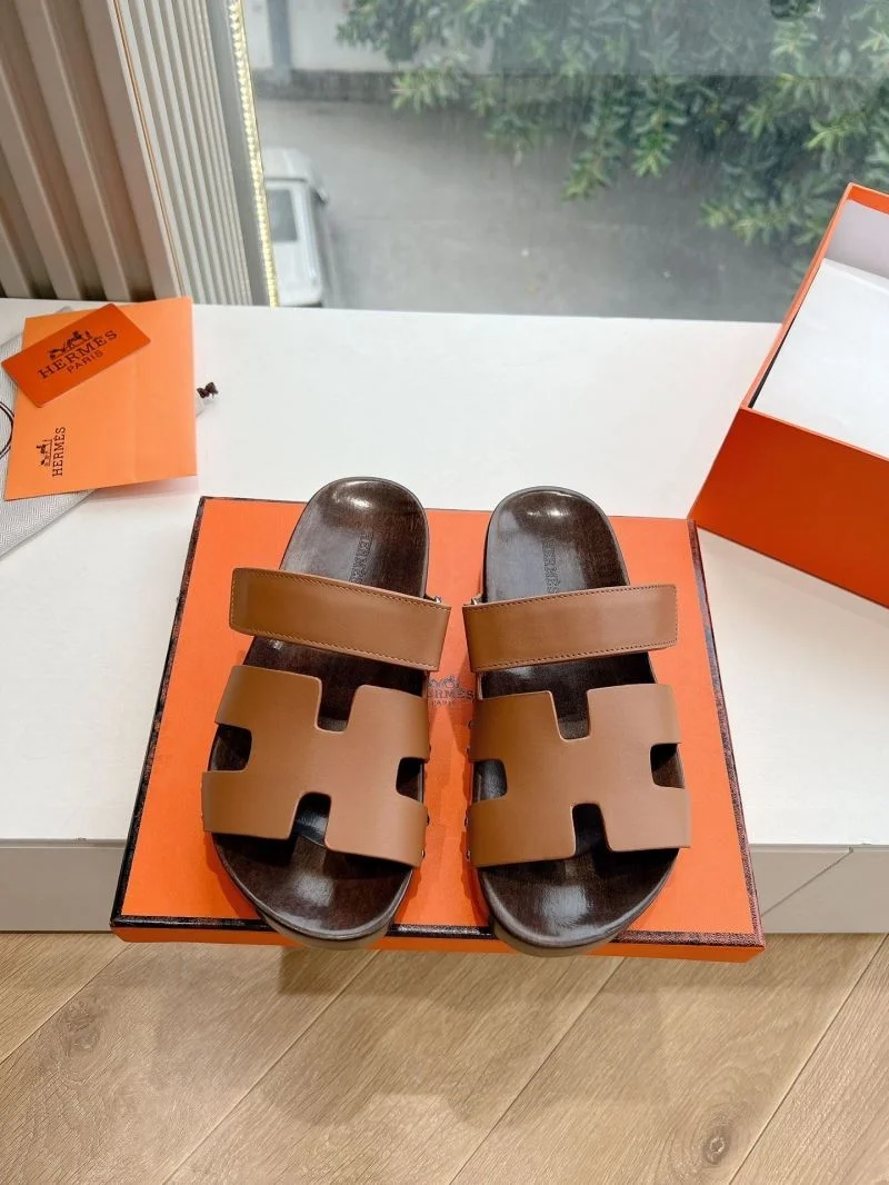Packable Hermes Slippers 28449