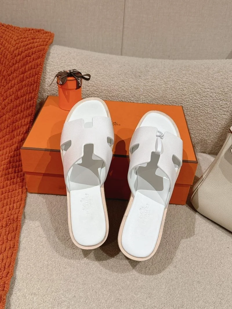 Packable Hermes Slippers 28439