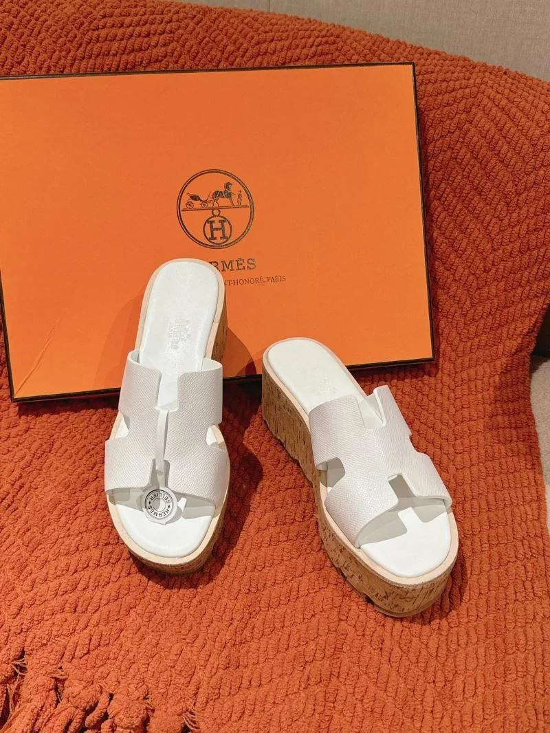 Packable Hermes Slippers 28439