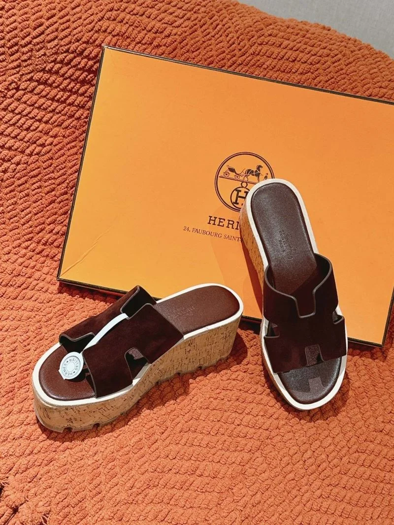 Packable Hermes Slippers 28413