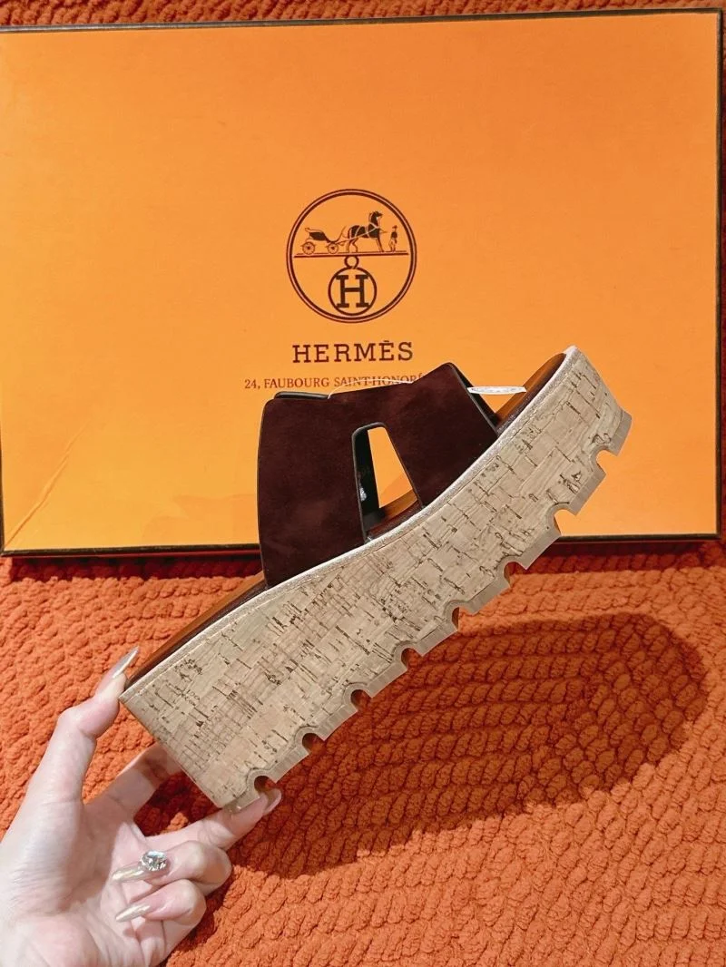 Packable Hermes Slippers 28413