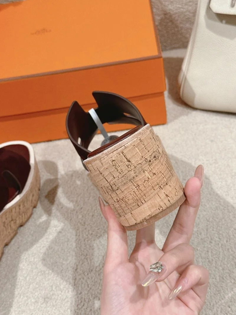 Packable Hermes Slippers 28413