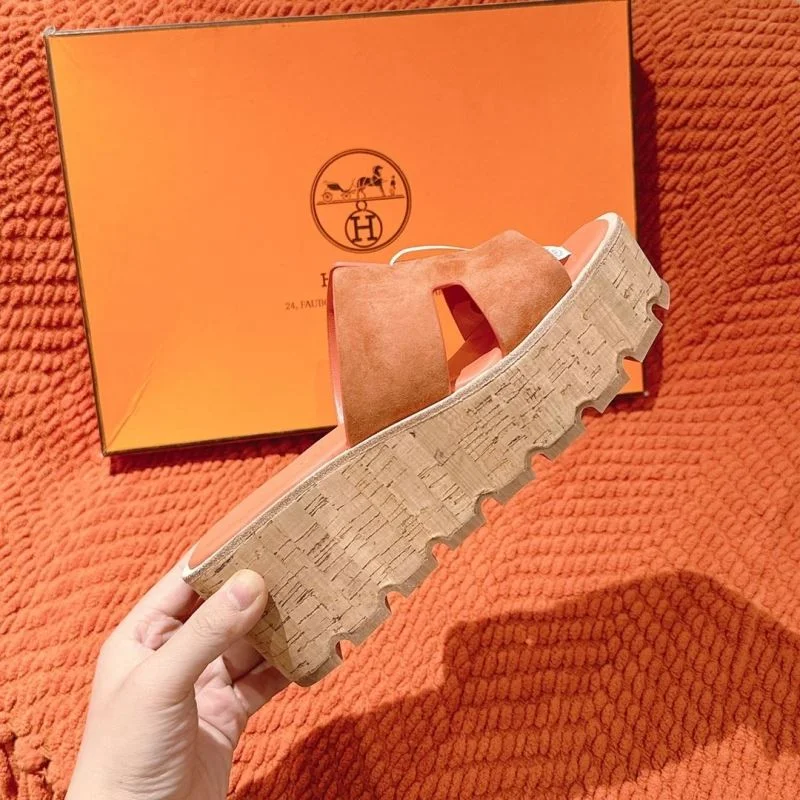 Soft Hermes Slippers 28410