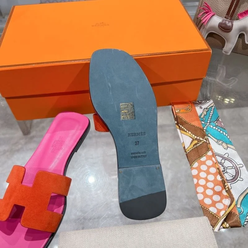 Upgraded Hermes Slippers 28399