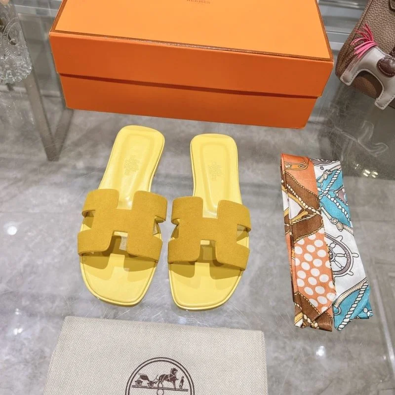 Lightweight Hermes Slippers 28393