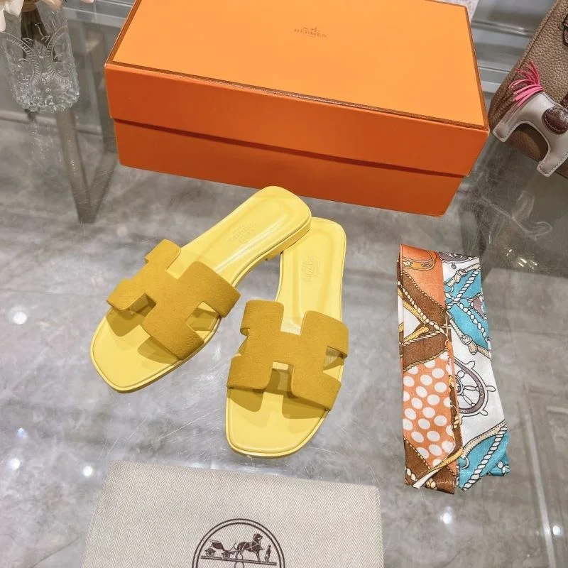 Lightweight Hermes Slippers 28393