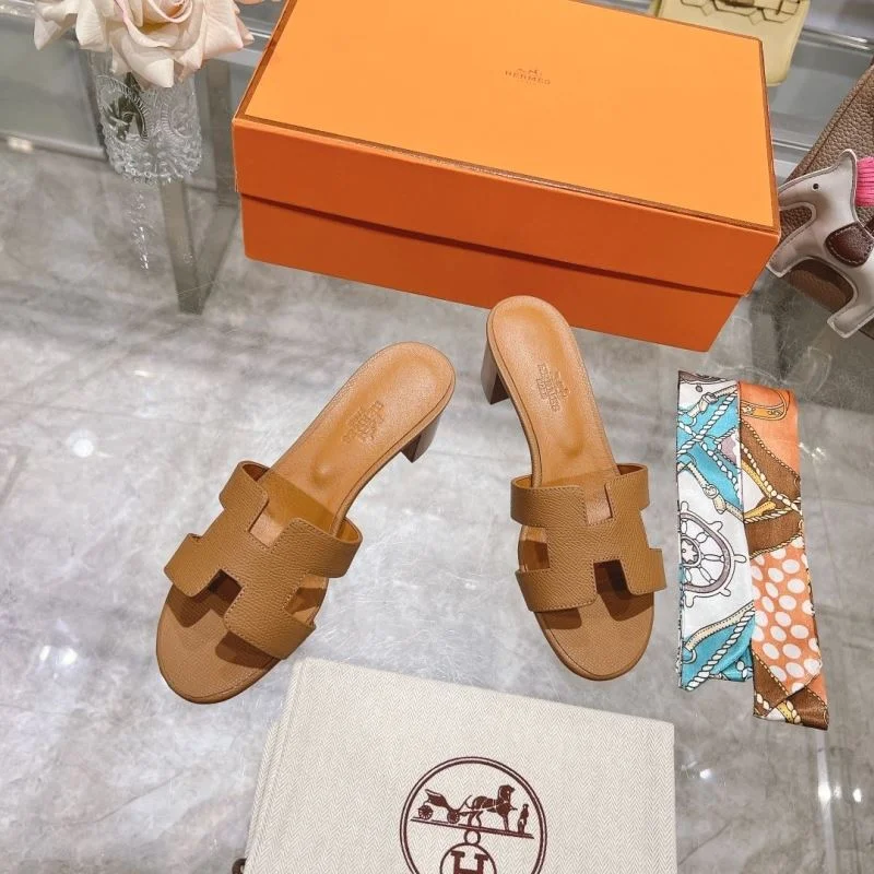 Packable Hermes Slippers 28323
