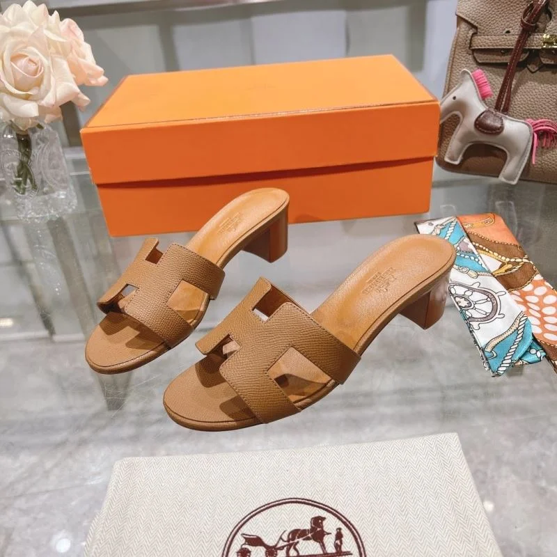 Packable Hermes Slippers 28323