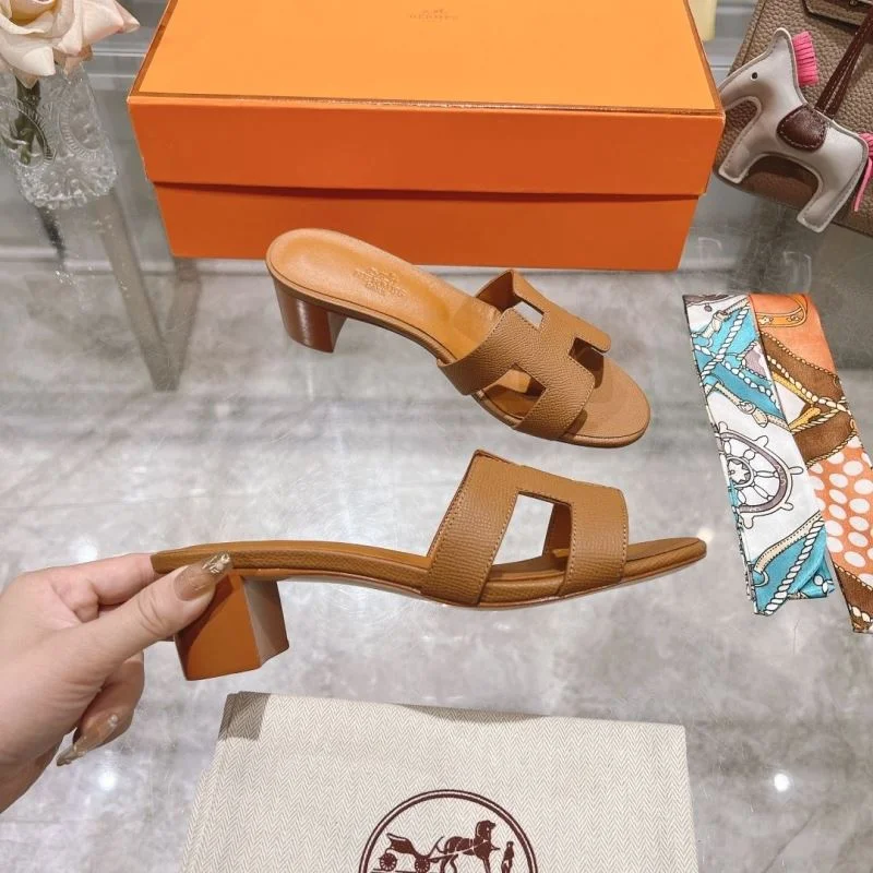 Packable Hermes Slippers 28323