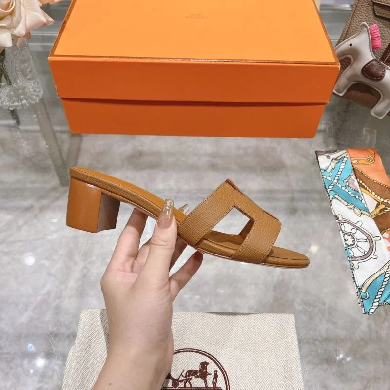 Packable Hermes Slippers 28323